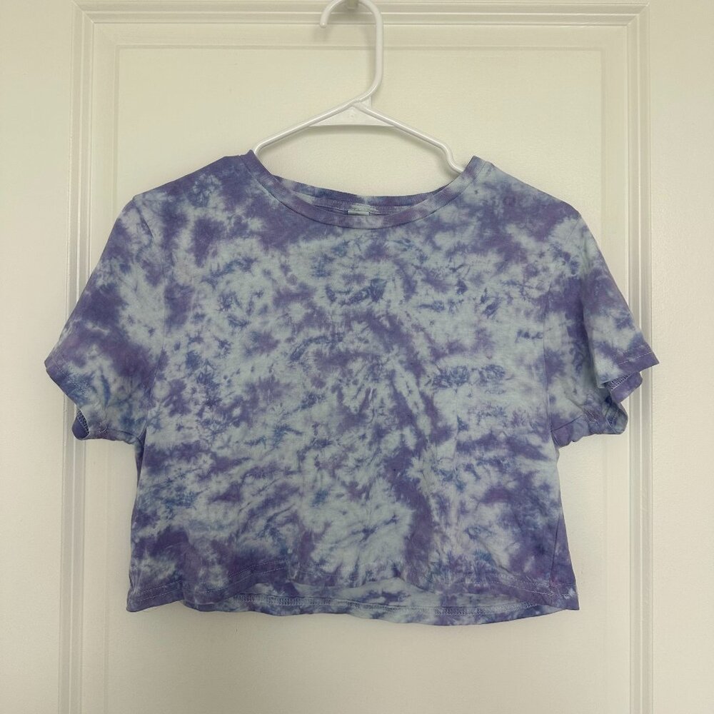 Purple Haze Tie Dye Crop Top